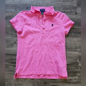 Ralph Lauren Pink Polo Girls Shirt